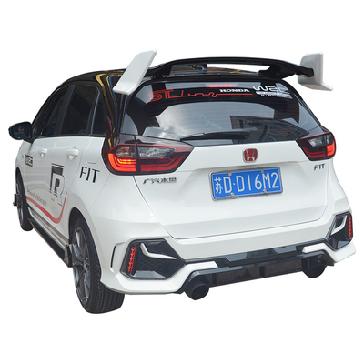 2018 2019 tampas 3Pcs da desmancha prazeres de Honda Fit JAZZ Matte Front Bumper Lip Body Kit